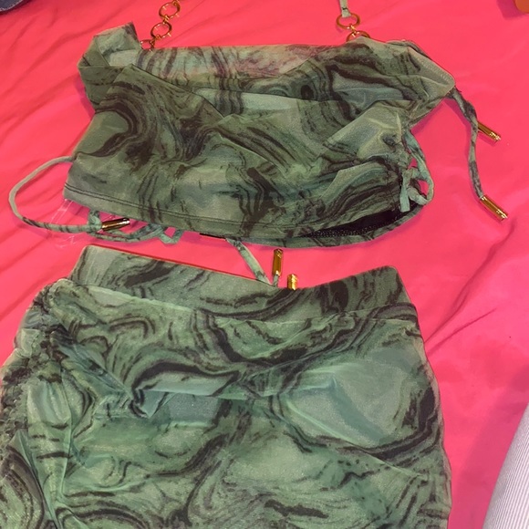 2 piece tea green set - Picture 1 of 4